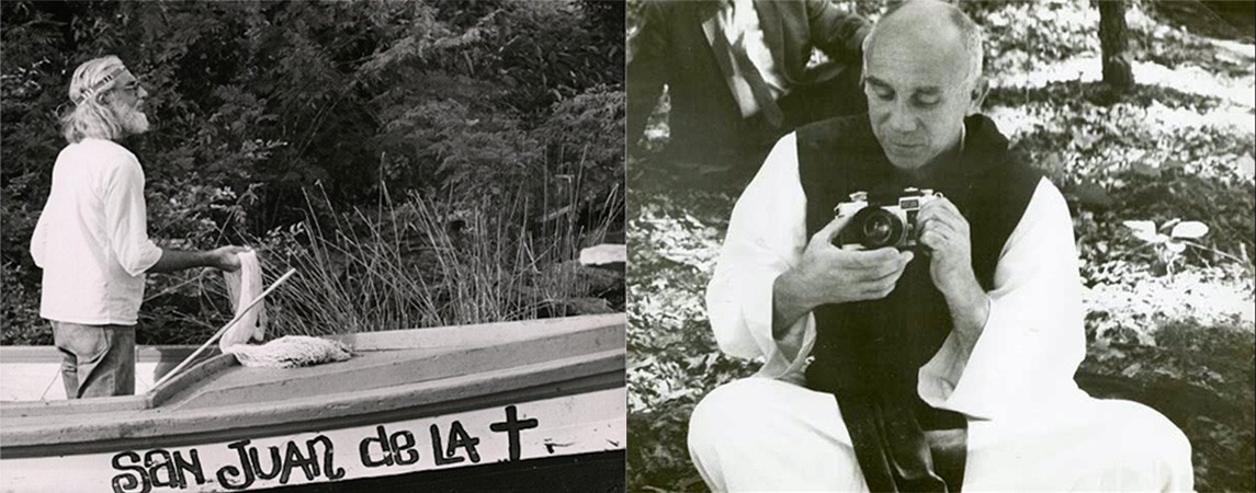 Images from left to right: Photograph of Ernesto Cardenal used with permission of Sandra Eleta. Photograph of Thomas Merton used with permission of the Estate of John Howard Griffin.