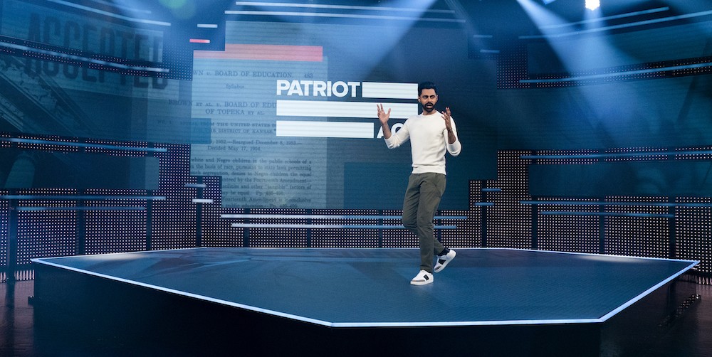 Still from 'The Patriot Act with Hasan Minhaj' 