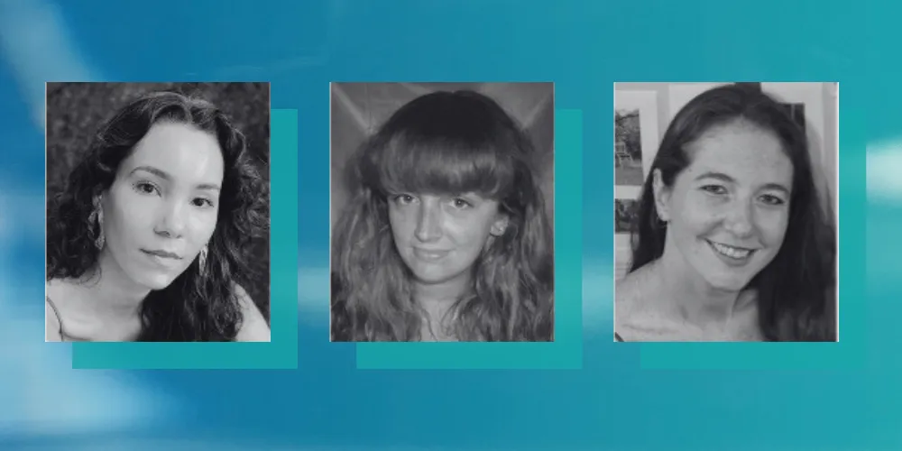 Headshots of Ananda Naima González '19, Rachel A.G. Gilman '20, and Emily Weitzman '20