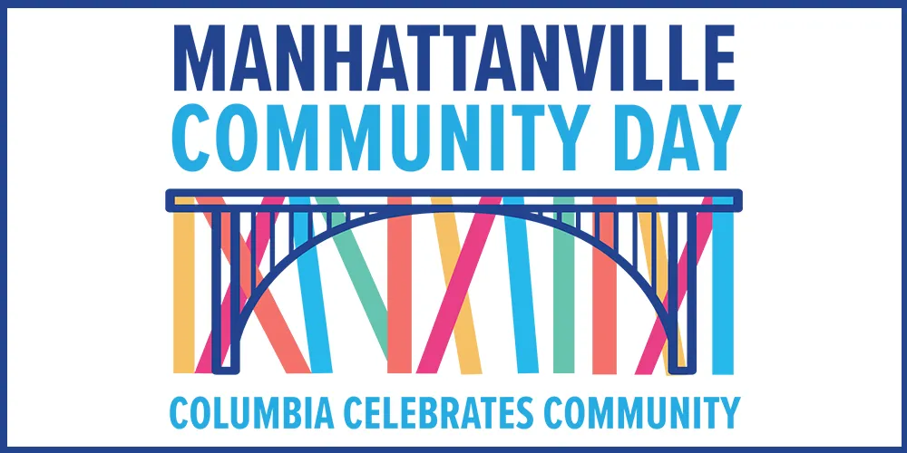 manhattanville bridge in bright colors