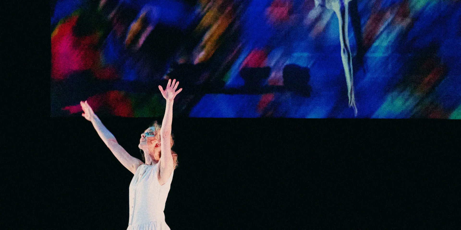 A performer on stage.