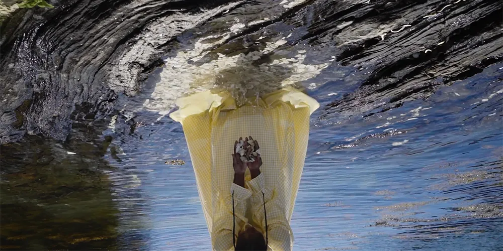 Still from Adama Delphine Fawundu, Palii~Seat of the Ancestors and Water Spirits, 2022–2023. © Adama Delphine Fawundu.
