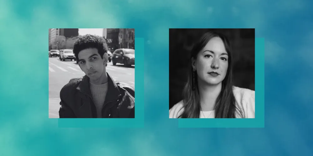 headshots of Latif Ba and Emily Skillings