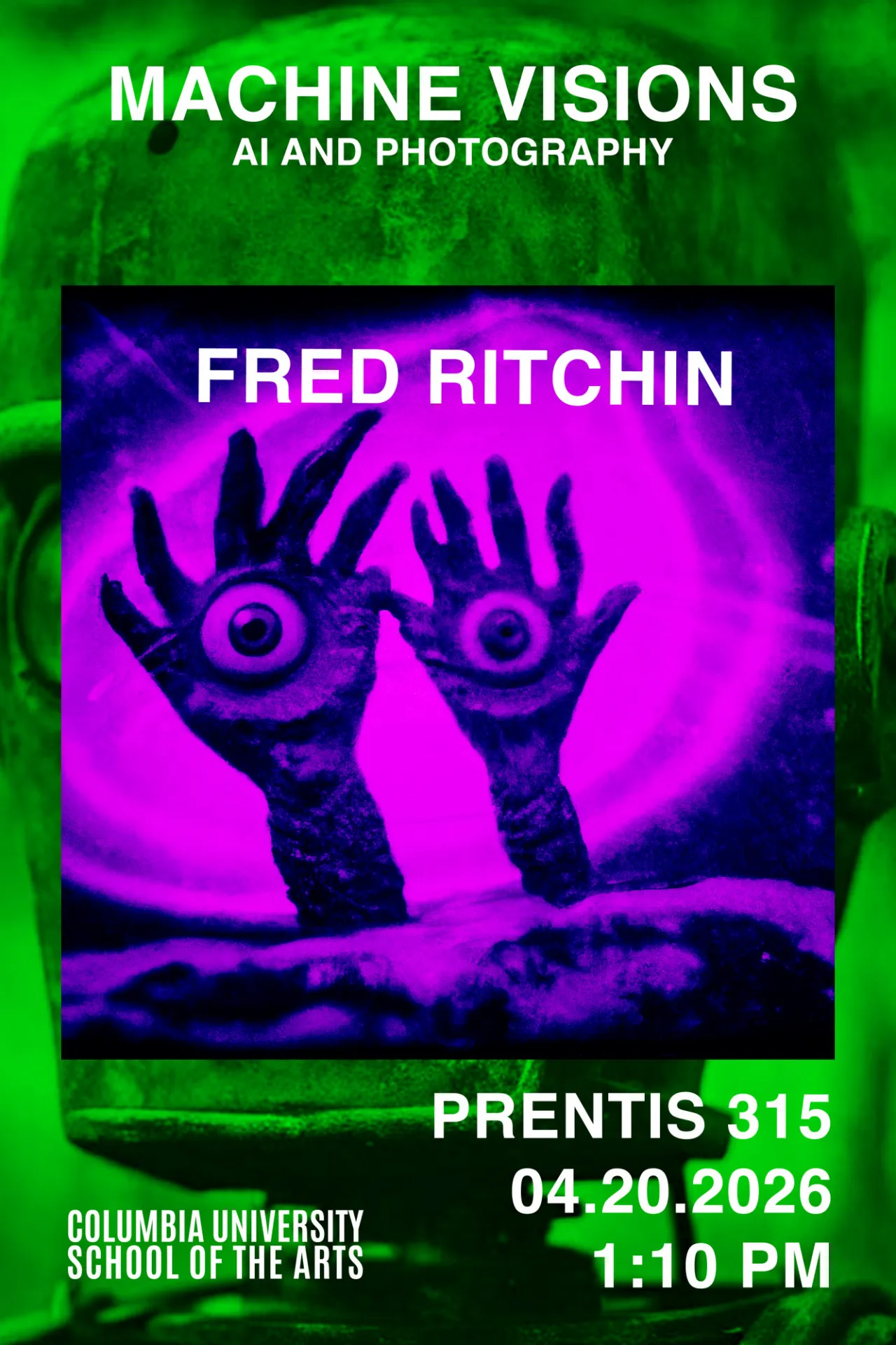 poster for Machine Visions: Fred Ritchin