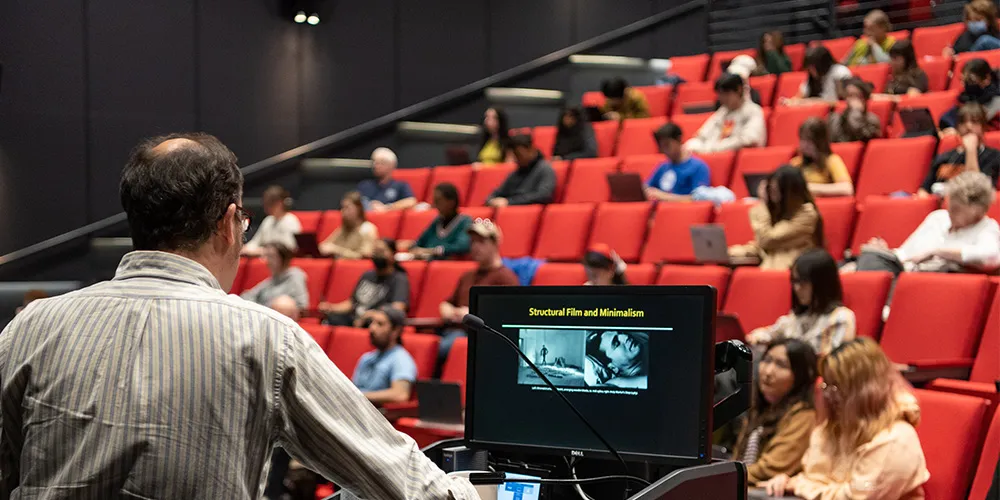professor rob king lecturing