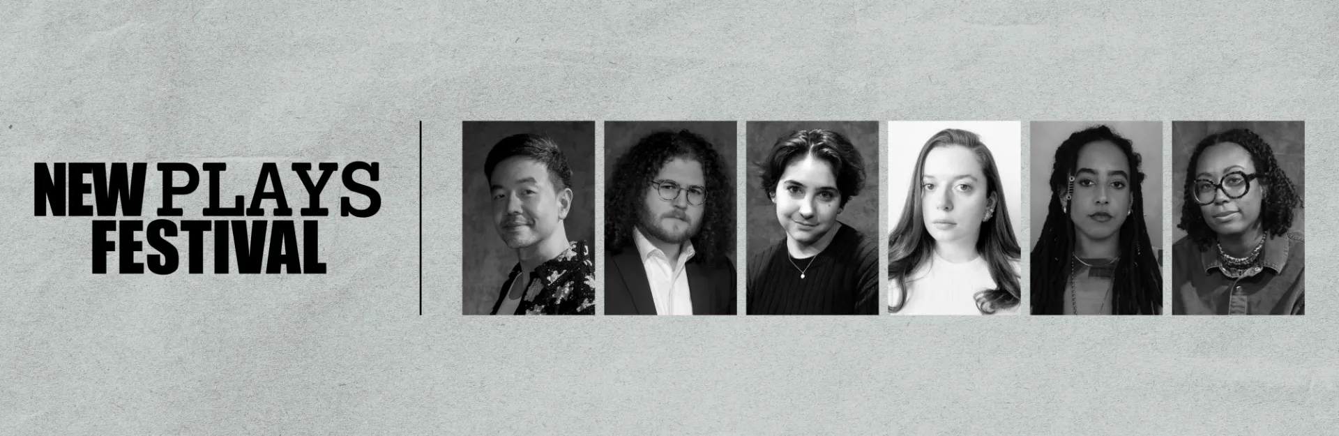 collage of headshots. text: New Plays Festival