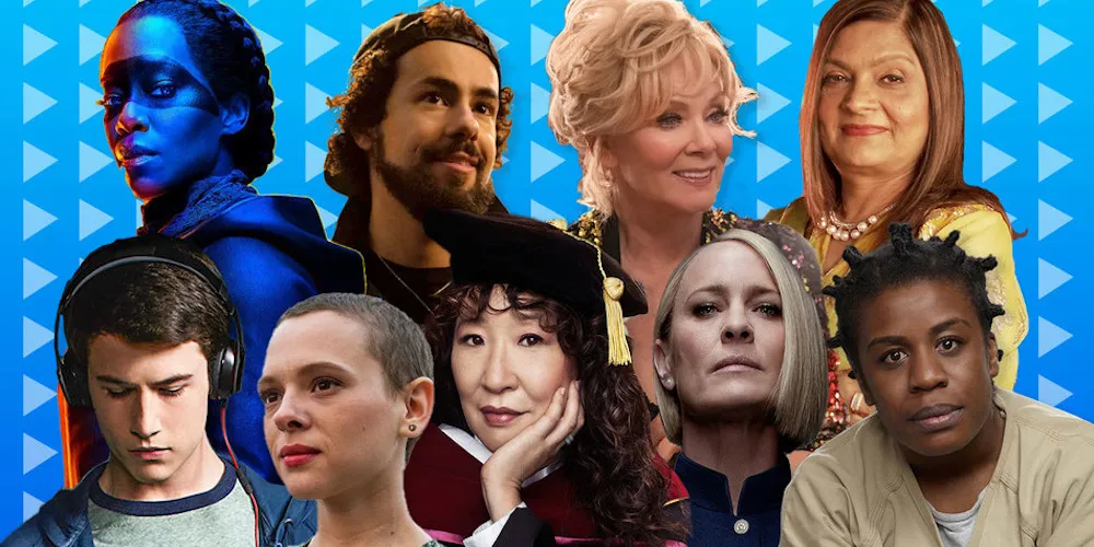 Collage of actors from various shows. 