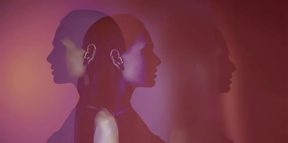 silhouette of a woman