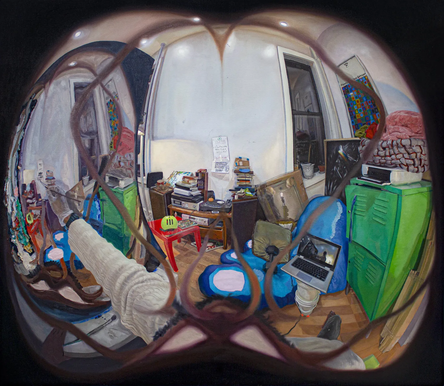 'Rainbow Pumpkin', 2017, Oil on Canvas, 44"x50"