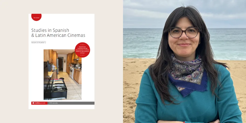 Elizabeth Ramírez-Soto and book cover. 