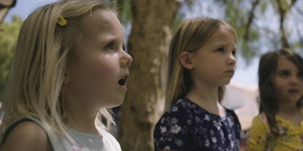 Three young girls