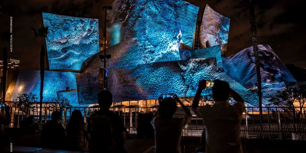 'WDCH Dreams,' winner of the Breakthrough Award, created by Refik Anadol, in collaboration with Parag Mital, Robert Thomas and Kerim Karaoglu
