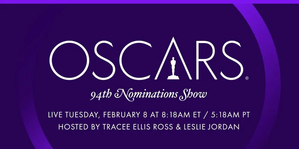 Info graphic of Oscars on indigo background