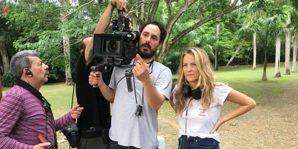 Mariana Saffon on set, image courtesy of the artist