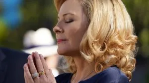 Still from Filthy Rich, image courtesy of Deadline