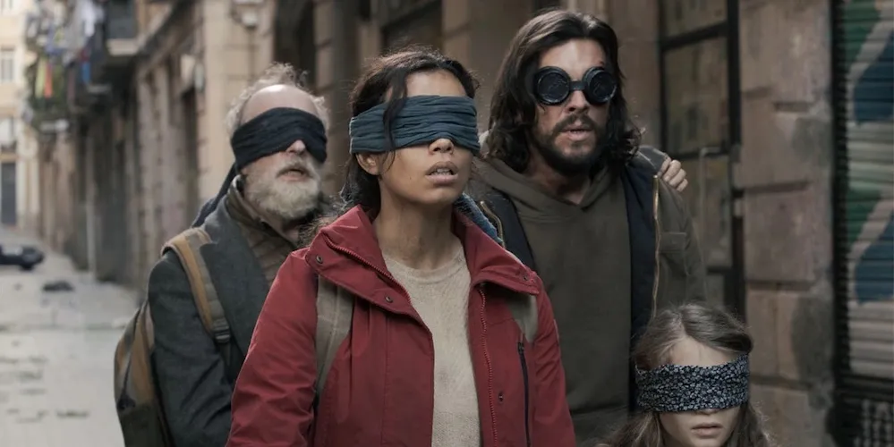 Still from 'Bird Box Barcelona,' courtesy of Netflix
