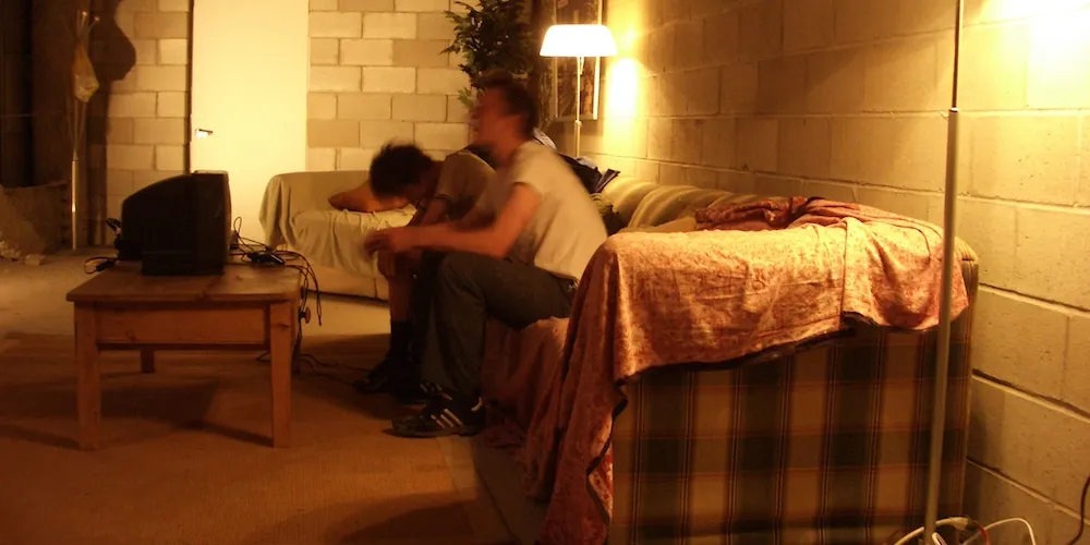 Inside the Secret Mall Apartment. Photograph by Michael Townsend.