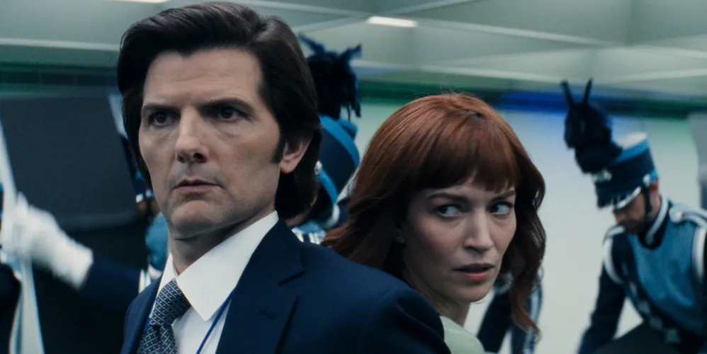 People in an office. 