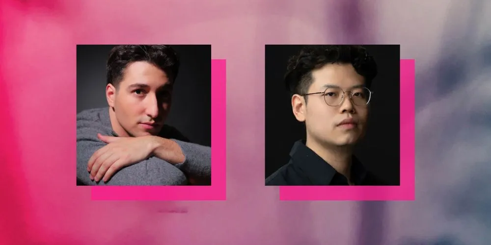 Headshots of Leon Ristov '25 and Summer Xueyang Li '25. 