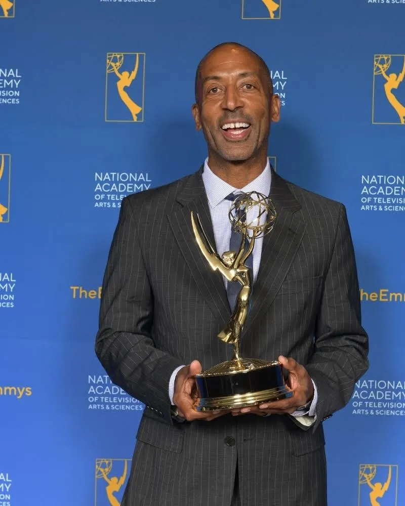 Ellis with Emmy