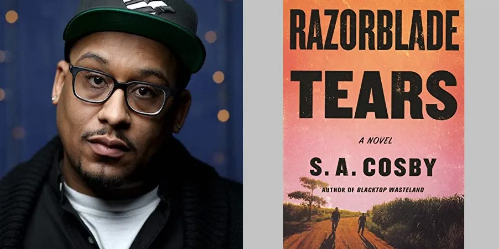 Left: Sherman Payne, Right: Razorblade Tears book cover 