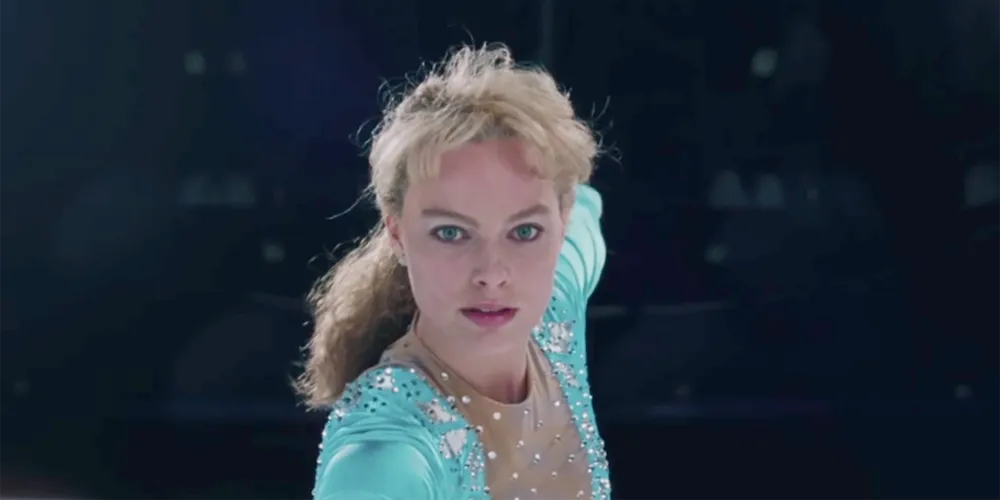Woman ice skating