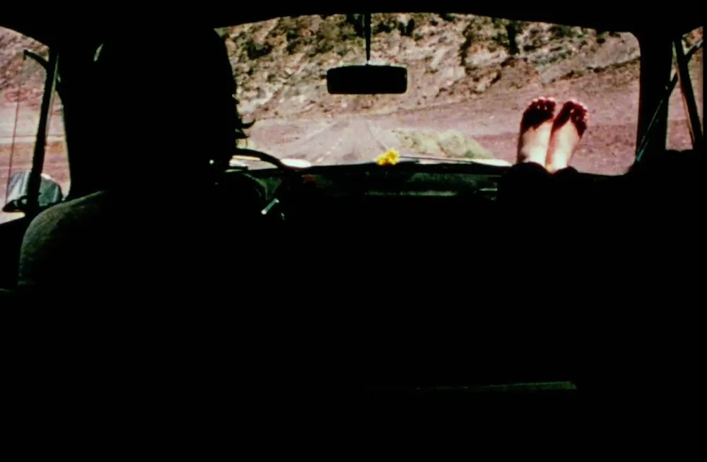 two people inside a car
