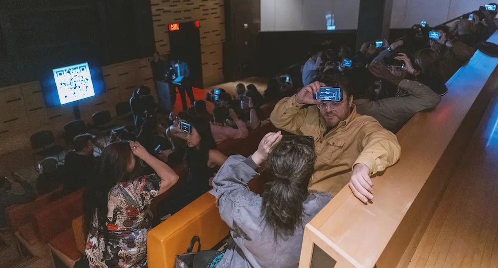 Audience views screen. 