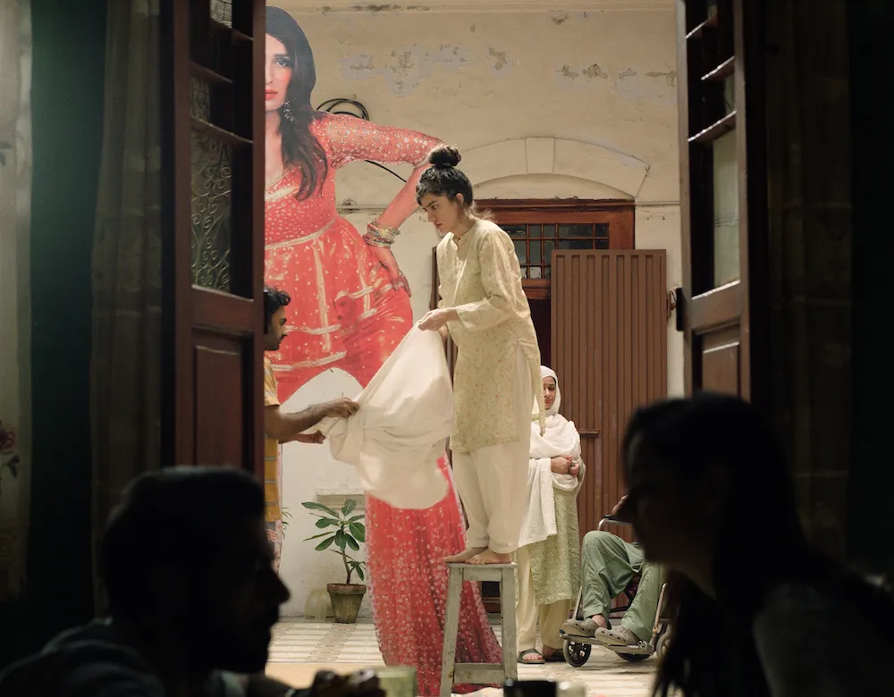 Ali Junejo, Rasti Farooq, Alina Khan, Sania Saneed, Sarwat Gilani,  and Sohail Sameer in 'Joyland,' courtesy of Oscilloscope