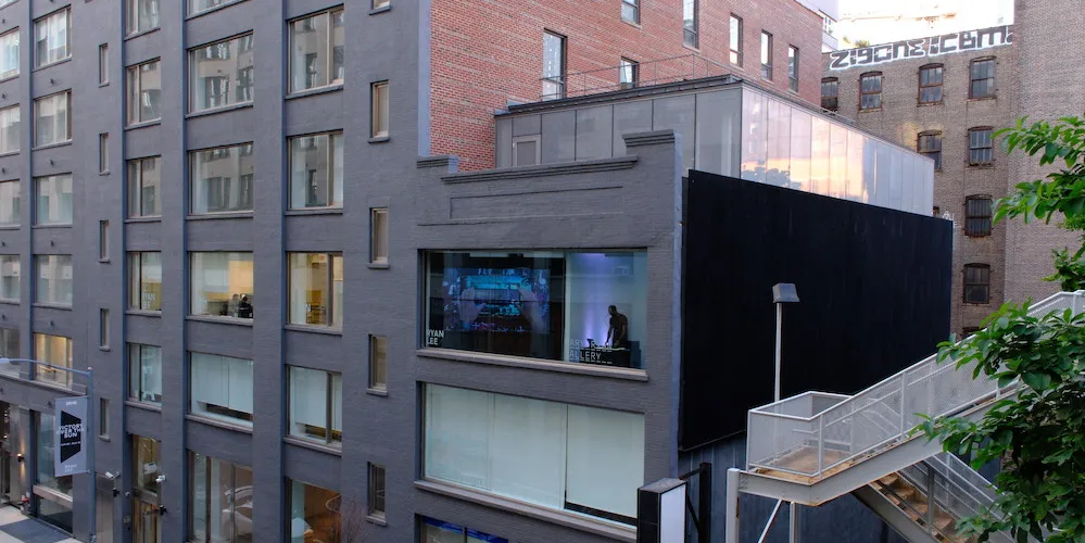 a performance as seen through windows