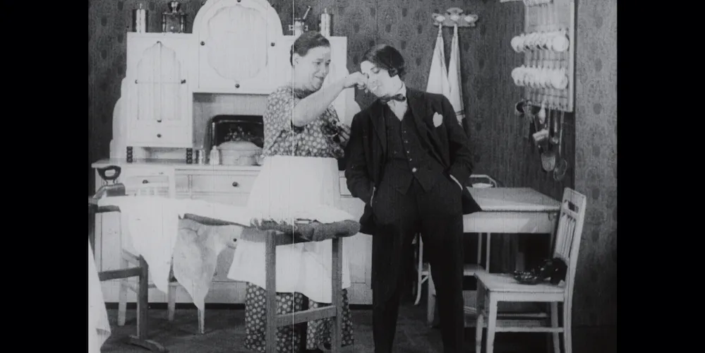 Still from a black and white movie