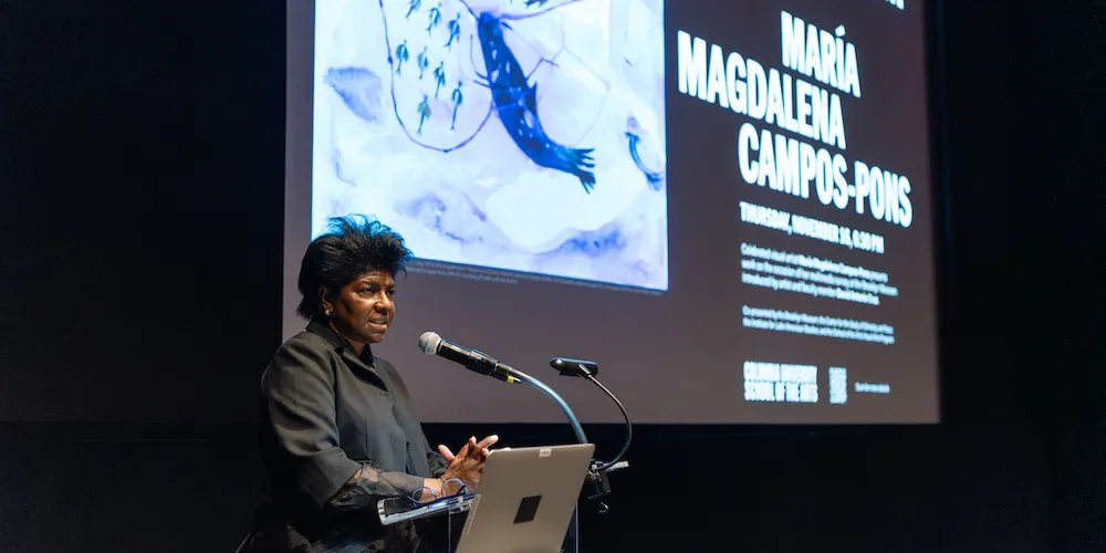 María Magdelena Campos-Pons onstage