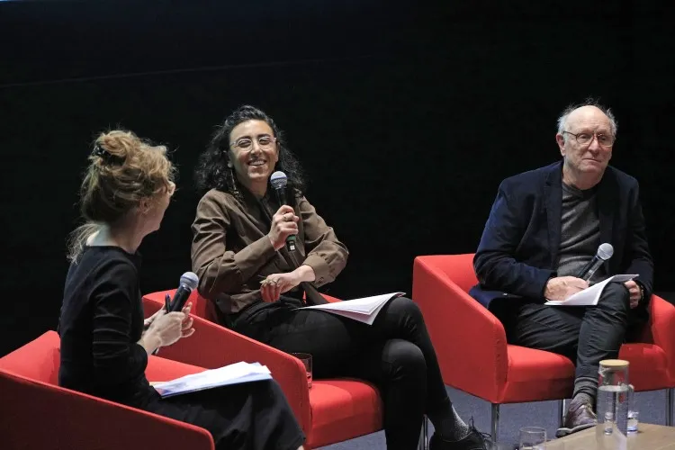Catherine Fennell (left), Nadia Gaber (middle), and Jim Olson (right)