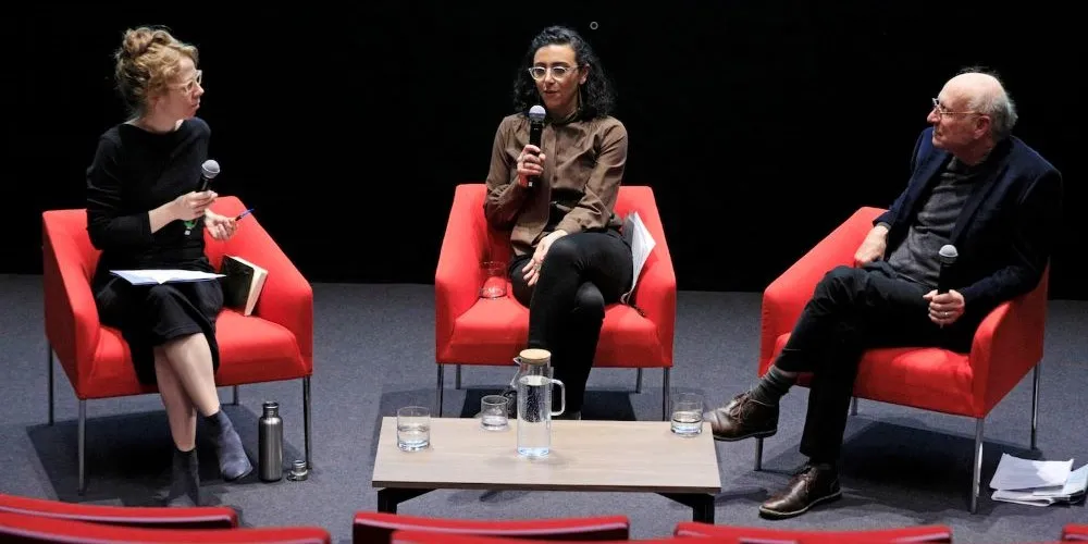 Catherine Fennell (left), Nadia Gaber (middle), and Jim Olson (right). Photo by Michael DiVito.