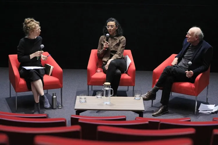 Catherine Fennell (left), Nadia Gaber (middle), and Jim Olson (right)