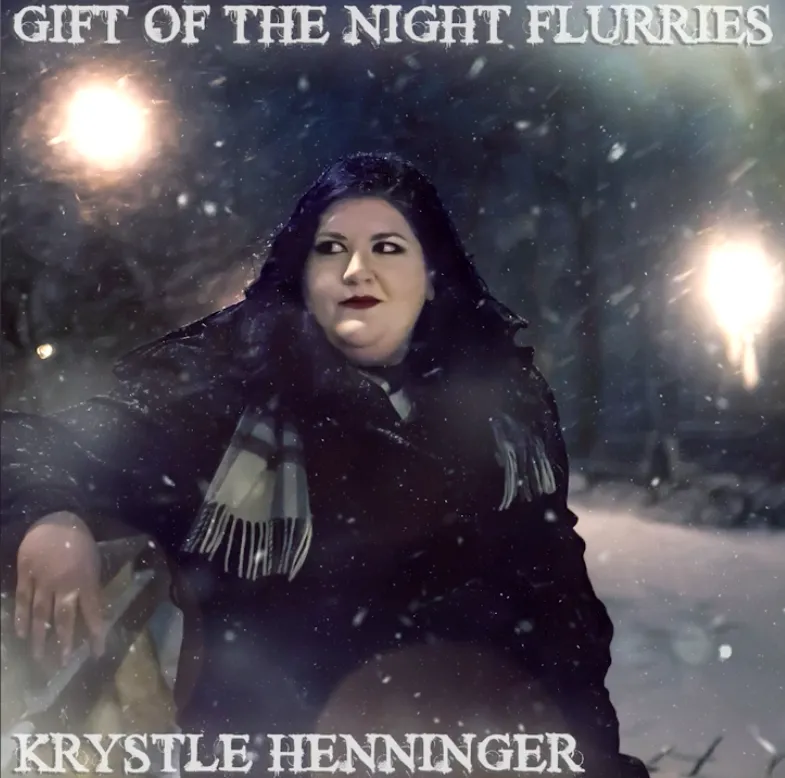 cover depicting woman in snow