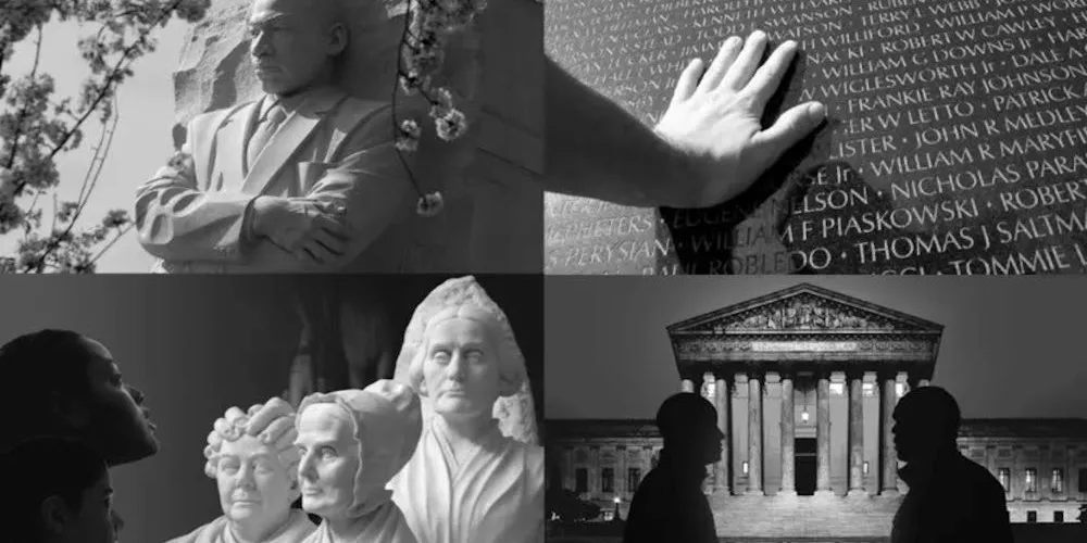 four still images from various scenes