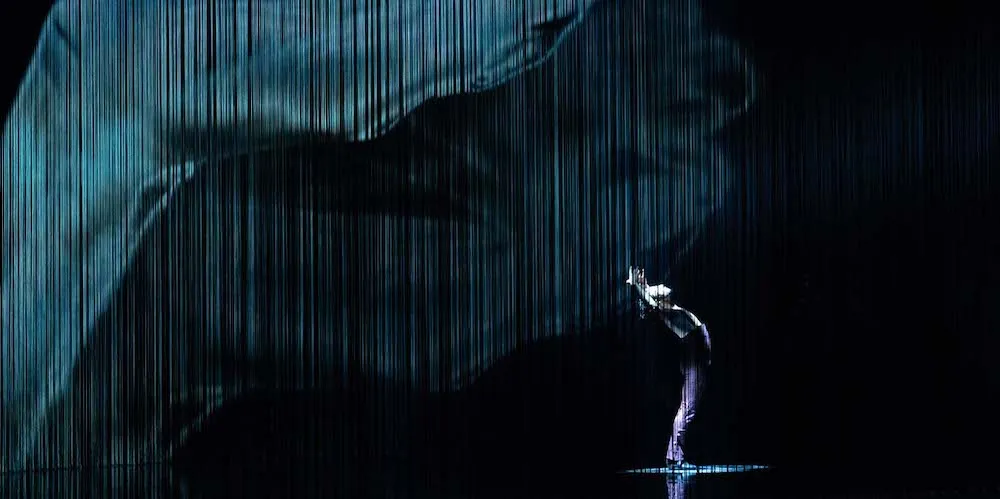 Production still from 'Ainadamar' at Detroit Opera