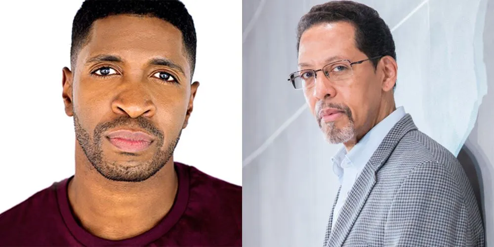 Charles Browning ’06 (left) and Assistant Professor Peter Jay Fernandez (right)
