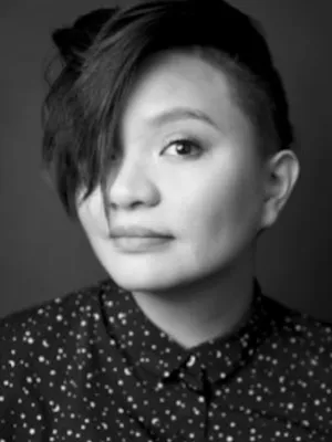 Teo headshot, black and white
