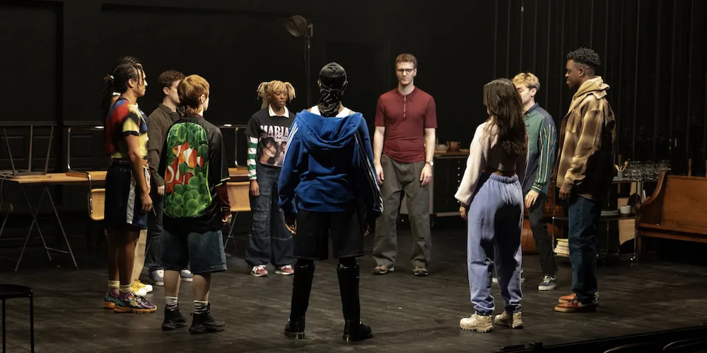 A group of actors on stage