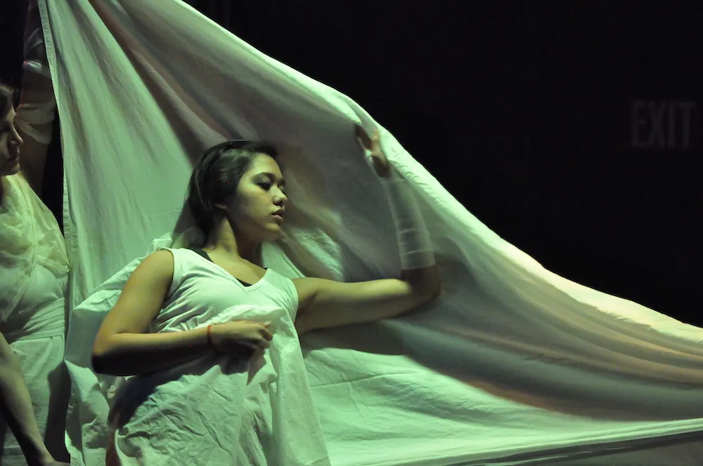 Still from 'medea & medea/for medea' by Peter Campbell, photography by Heidi Beaver