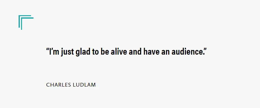 quote fom Ludlam