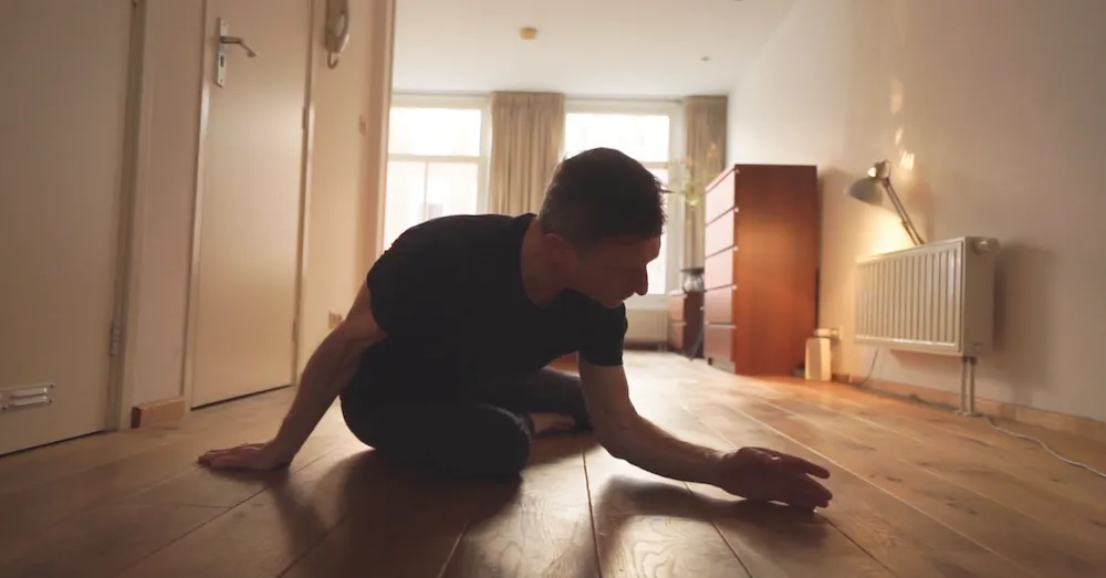 From the film 'this body is so impermanent…' with choreographer Michael Shumacher; directed by Peter Sellars. Courtesy of the UCLA Boethius Initiative and Fisher Center at Bard.