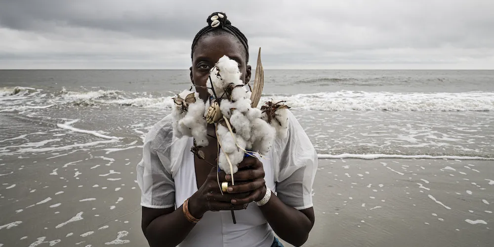 Adama Delphine Fawundu, 'Dancing with the Universe' (excerpt), (archival pigment on paper, 2022-2023)