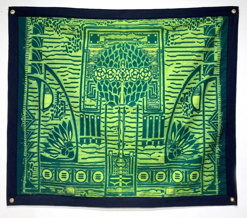 visual art, print on fabric