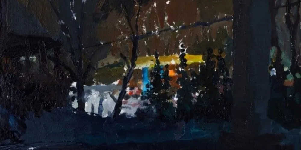 'Night Painting' by Susanna Coffey, courtesy of the Alpha Gallery in Boston.