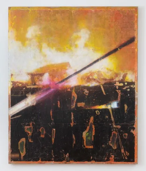 visual art depicting a fire