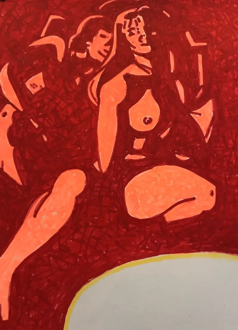 Visual art from 'Works on Paper' by Mentor David Humphrey