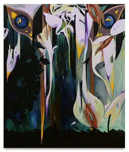 Oil painting on canvas.